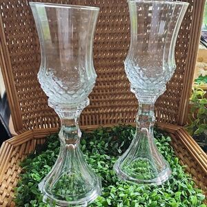 Vintage 4 Piece Candle Holder Set For Votives Or Tapers